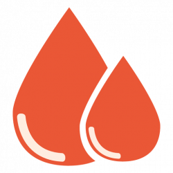 Blood drops icon - Transparent PNG & SVG vector