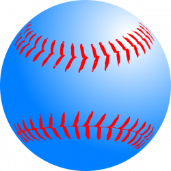 Blue Baseball Clip Art at Clker.com - vector clip art online ...