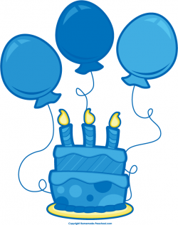 Birthday Cake Blue | Clipart Panda - Free Clipart Images