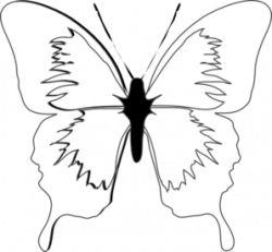 Blue Butterfly Clip Art at Clker.com - vector clip art online ...