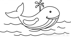 28+ Collection of Blue Whale Clipart Black And White | High quality ...