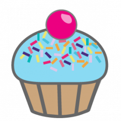 Blue Cupcakes Clipart | Clipart Panda - Free Clipart Images
