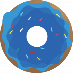Donut Cliparts For Free Doughnut Clipart Blue And Use In Png ...