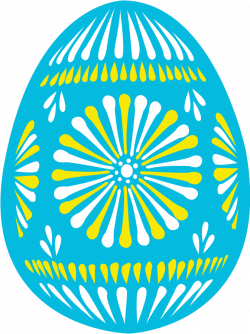 Large size Easter egg blue Clipart vector | Pisanki | Pinterest ...