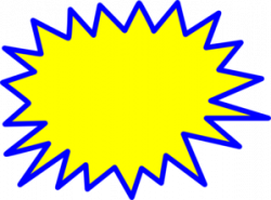 Yellow Explosion Blank Pow Clip Art at Clker.com - vector clip art ...