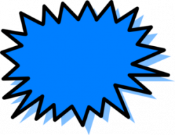Blue Explosion Clip Art at Clker.com - vector clip art ...