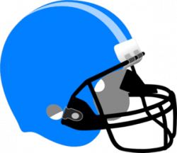 Blue And Gold Football Helmet Clipart