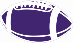 Purple Football Clipart
