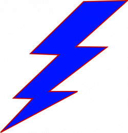 Blue Lightning Bolt Clip Art at Clker.com - vector clip art online ...