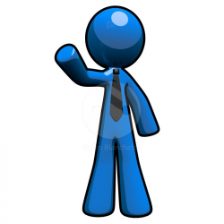 3d Professional Blue Man with | Clipart Panda - Free Clipart Images