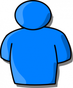 Blue Man Clip Art at Clker.com - vector clip art online, royalty ...