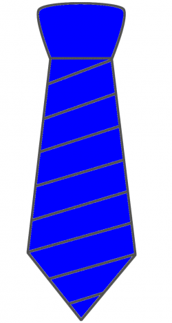 Blue Necktie Clipart