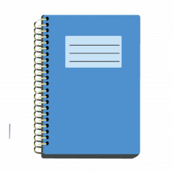 Notebook Blue Adobe Illustrator - notebook png download ...