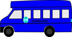 28+ Collection of Blue School Bus Clipart | High quality, free ...