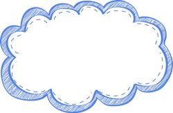 Cloud Clipart, Blue Scribble | Clipart Panda - Free Clipart Images