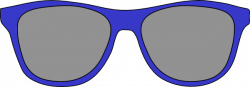 Blue Sunglasses Clipart