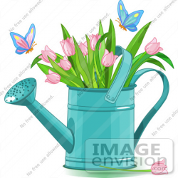 Watering Can Clipart Black And White | Clipart Panda - Free Clipart ...