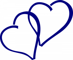 Blue Hearts Clip Art at Clker.com - vector clip art online, royalty ...