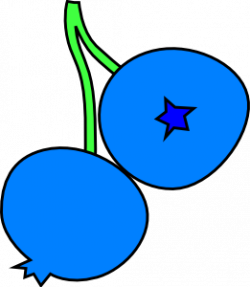 Blueberries Clip Art at Clker.com - vector clip art online, royalty ...