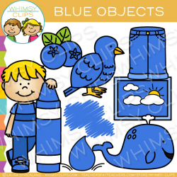 Blue Color Objects Clip Art , Images & Illustrations | Whimsy Clips