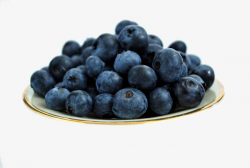 Blueberries On A Plate, Plate, Blueberry, Fruit PNG Image and ...