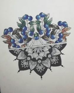 Watercolor Blueberries | Watercolor and Illustrators