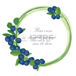 Blueberry frame Billberry bush | Clipart Panda - Free Clipart Images