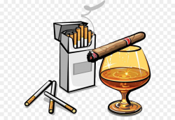 Alcohol Cigarette Stock photography Clip art - Hand painted ...