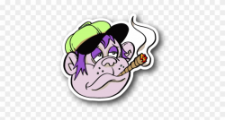 Weed Clipart Joint Smoke - Cartoon A Blunt Smoke - Png ...