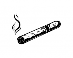 Cigar Burn Smoking Tobacco Burning Smoke Blunt Ash Ashes Bar Label Logo  .SVG .EPS .PNG Instant Digital Clipart Vector Cricut Cut Cutting
