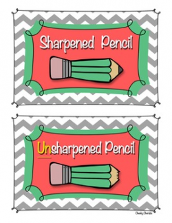 Sharpened Pencils Label Teaching Resources | Teachers Pay Teachers