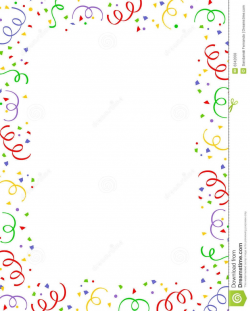 28+ Collection of Confetti Clipart Border | High quality, free ...
