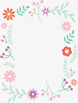 Small Fresh Cute Borders, Vector Png, Small Fresh, Lovely Flowers ...