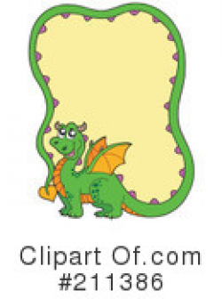 Dragon Border Clipart #1 - 4 Royalty-Free (RF) Illustrations