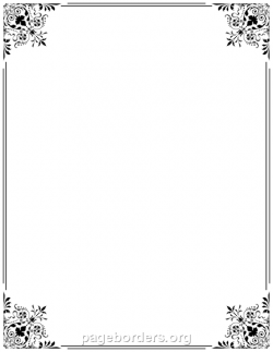 Printable fancy border. Use the border in Microsoft Word or other ...