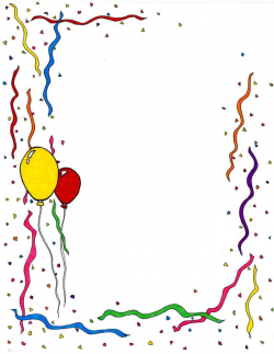 happy birthday border clip art | Pictures Reference