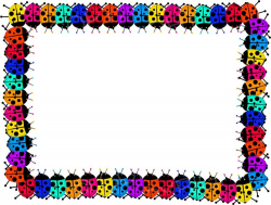 Cartoon Ladybugs Page Border Prawny Frame Clip Art – Prawny Clipart ...
