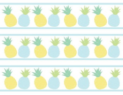 Pineapple Classroom Decor - Cutouts & Borders by Better In Pairs