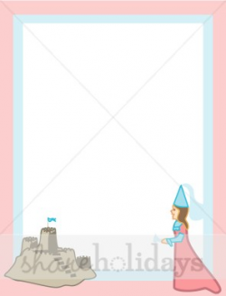 Princess Birthday Border | Party Clipart & Backgrounds
