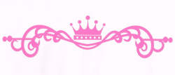 Princess Crown Border Car Decal Pink | Car Goals | Crown ...