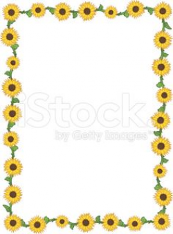 free sunflower page borders for word - Google Search | Borders ...