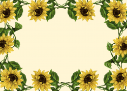 Sunflower Border Clip Art | Sunflower Clip Art Borders Wallpapers ...