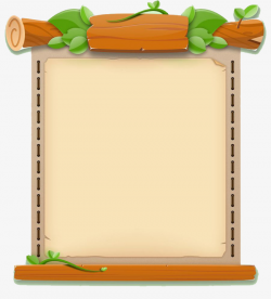Fresh And Cute Game Ui Border, Wood, Fresh, Lovely PNG Image and ...