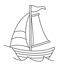 Sailboat Clipart Black And White Free Clip Art Of Boat Clipart with ...
