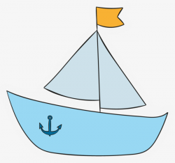 Cartoon Blue Boat, Cartoon, Blue, Boat PNG Image and Clipart for ...