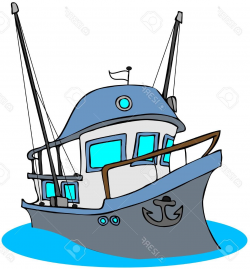 Top 10 Fishing Boat Clipart Cartoon Cdr - Vector Art Library