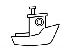 Boat Clipart Template Pencil And In Color Boat Clipart Template ...