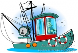 fishing boat clipart & stock photography | Acclaim Images