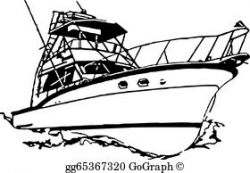 Fishing Boat Clip Art - Royalty Free - GoGraph