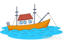 Boat Clipart - FLOWER CLIPARTS